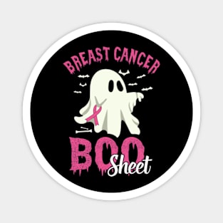 Breast Cancer Is Boo Sheet Magnet